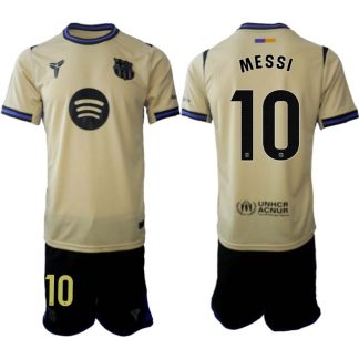 Kupiti-Prodajo-Nogometni-dresi-komplet-FC-Barcelona-Lionel-Messi-10-Gostujoci-2025-26