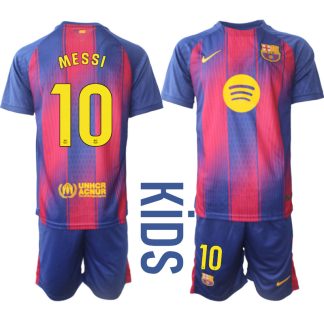 Kupiti-Prodajo-Otroski-dres-kompleti-FC-Barcelona-Domaci-2025-26-Lionel-Messi-10