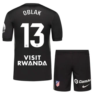 Kupiti-Prodajo-Otroski-dresi-za-nogomet-kompleti-crna-Atletico-Madrid-Jan-Oblak-13-Vratar-2025-26