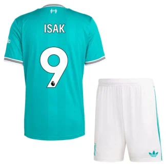 Kupiti-Prodajo-Otroski-nogometni-dresi-Liverpool-Alexander-Isak-9-Tretji-2025-26