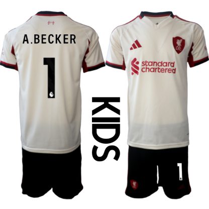 Kupiti-Prodajo-Otroski-nogometni-dresi-kompleti-Liverpool-Gostujoci-2025-26-Alisson-Becker-1