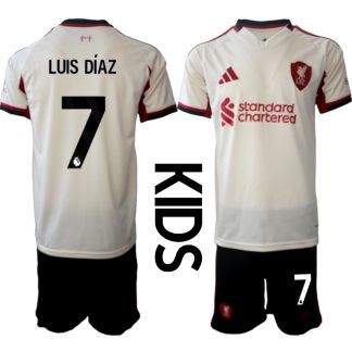 Kupiti-Prodajo-Otroski-nogometni-dresi-kompleti-Liverpool-Luis-Diaz-7-Gostujoci-2025-26