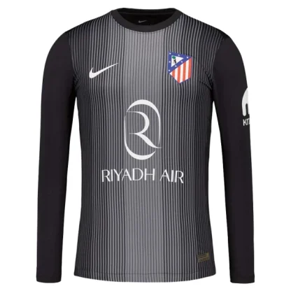 Najcenejsi-Nogometni-dresi-crna-Atletico-Madrid-Jan-Oblak-13-Vratar-2025-26-Dolgi-Rokav