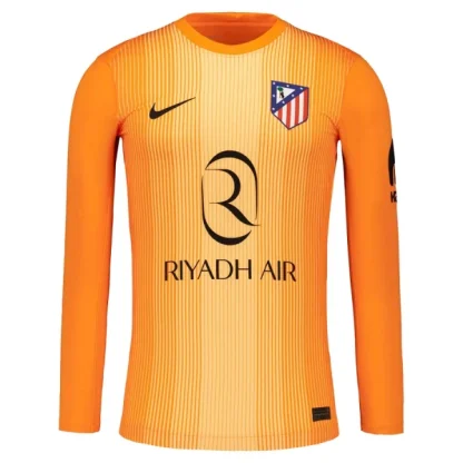 Najcenejsi-Nogometni-dresi-oranzna-Atletico-Madrid-Jan-Oblak-13-Vratar-2025-26-Dolgi-Rokav