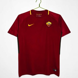 Kupiti-Prodajo-Moski-retro-nogometni-dresi-AS-Roma-Domaci-2017-18-Kratek-Rokav