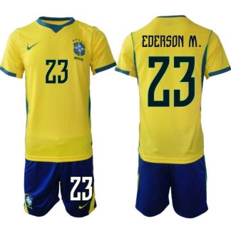 Kupiti-Prodajo-Moski-Nogometni-dresi-reprezentance-Brazilija-Ederson-Moraes-23-Domaci-SP-2026-Kratke-hlace