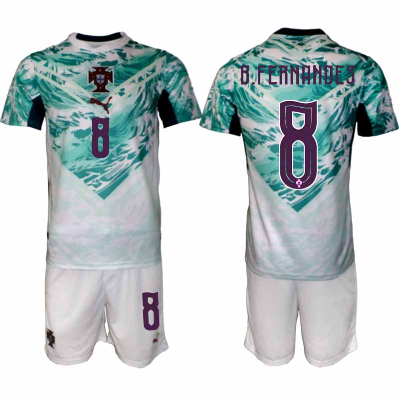 Kupiti-Prodajo-Nogometni-dresi-kompleti-Portugalska-reprezentance-Bruno-Fernandes-8-Gostujoci-SP-2026
