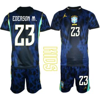 Kupiti-Prodajo-Otroski-Nogometni-dresi-kompleti-Brazilija-Ederson-Moraes-23-Gostujoci-SP-2026