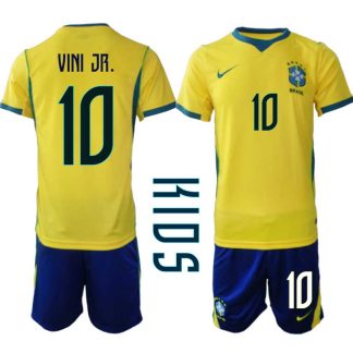 Kupiti-Prodajo-Otroski-Nogometni-dresi-kompleti-Brazilija-Vinicius-Junior-10-Domaci-SP-2026