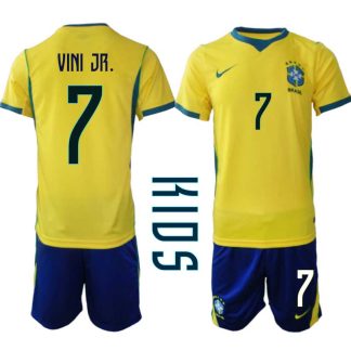 Kupiti-Prodajo-Otroski-Nogometni-dresi-kompleti-Brazilija-Vinicius-Junior-7-Domaci-SP-2026