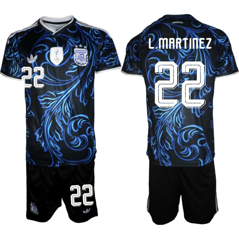 Kupiti-Prodajo-Moski-Nogometni-dresi-kompleti-Argentina-reprezentance-Lautaro-Martinez-22-Gostujoci-SP-2026