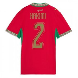 Kupiti-Prodajo-Zenski-Nogometni-dresi-Maroko-SP-2026-Achraf-Hakimi-2-Domaci-rdeca