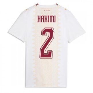 Kupiti-Prodajo-Zenski-Nogometni-dresi-Maroko-SP-2026-Achraf-Hakimi-2-Gostujoci-reprezentance-bela