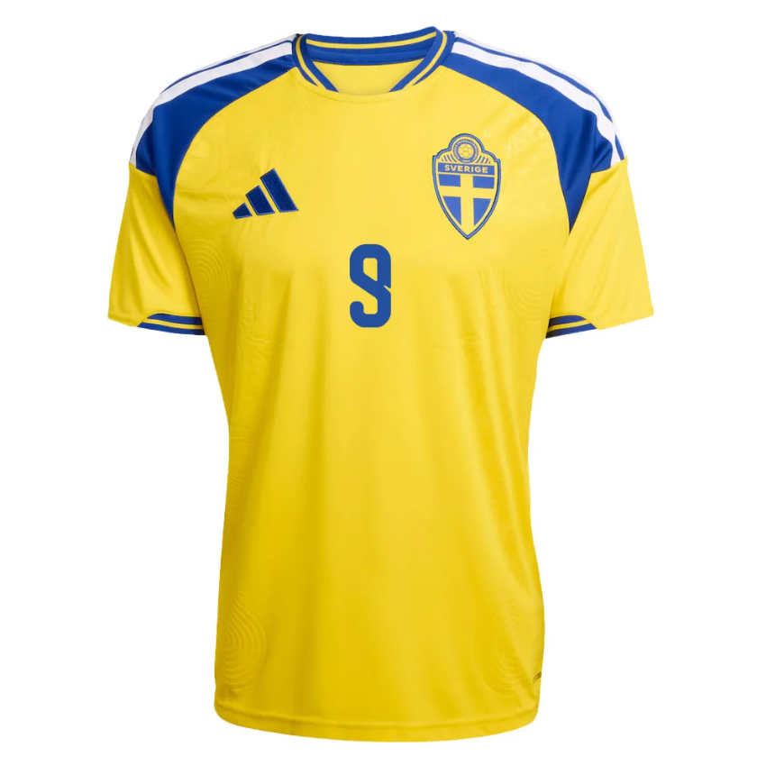 Najcenejsi-Nogometni-dresi-reprezentance-Svedska-Domaci-SP-2026-tisk-Alexander-Isak-9