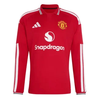 Kupiti-Prodajo-Manchester-United-Domaci-2026-27-Dolgi-Rokav-Moski-Nogometni-dresi-rdeca