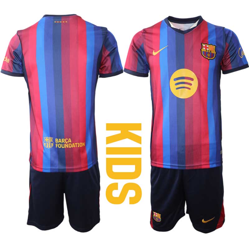 Kupiti-Prodajo-Otroski-nogometni-dresi-kompleti-FC-Barcelona-Domaci-2026-27