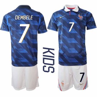Kupiti-Prodajo-Otroski-nogometni-dresi-kompleti-Francija-SP-2026-reprezentance-Ousmane-Dembele-7-Domaci