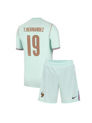 Kupiti Prodajo nogometni dresi kompleti Francija SP 2026 Theo Hernandez #19 Gostujoči za otroke