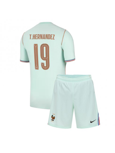 Kupiti Prodajo nogometni dresi kompleti Francija SP 2026 Theo Hernandez #19 Gostujoči za otroke